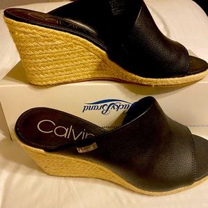 Wedge sandal by Calvin Klein